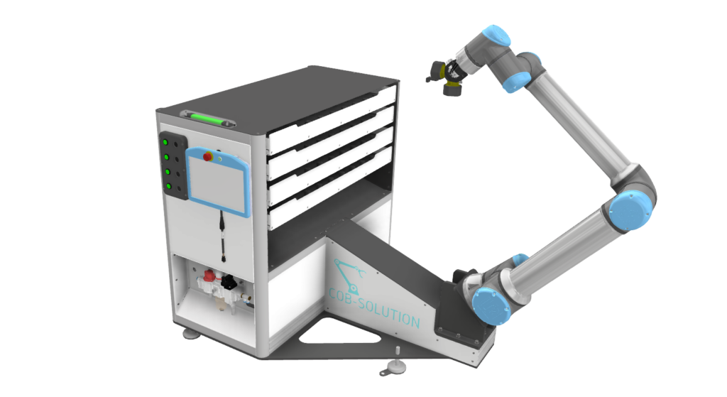 Cob-Solution UR10e Soluzione Asservimento macchina utensile