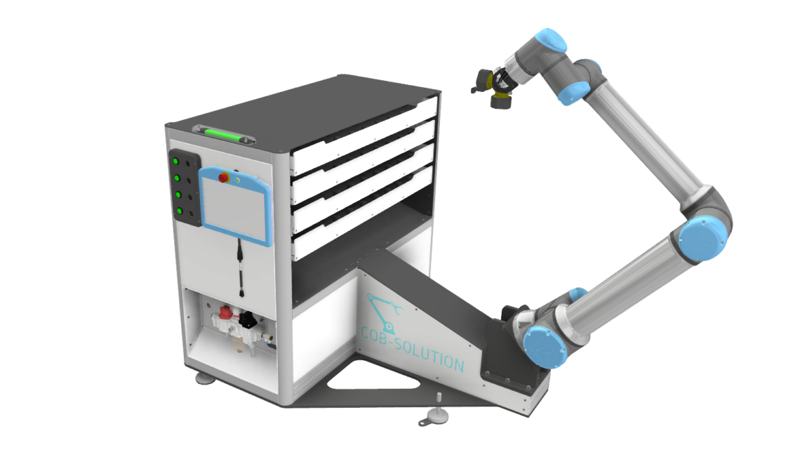 Cob-Solution UR10e Soluzione Asservimento macchina utensile